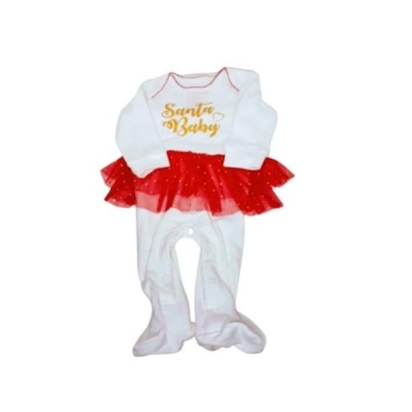 #K11 Santa Baby Infant Girls Christmas Infant Wear Dress - Picture 1 of 3